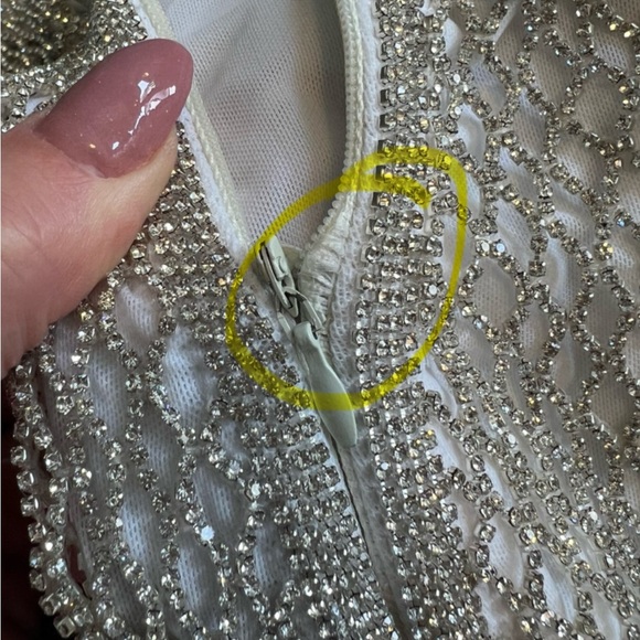 Aston Bridal White Rocky Mini - Size 10(AU) 6(US) Wedding Reception Party Dress - Picture 13 of 15